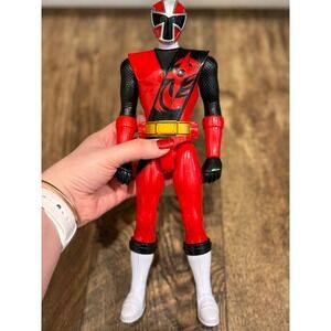 2016‎ Power Rangers Super Ninja Steel 12" Action Figure Toy Red Ranger Brody